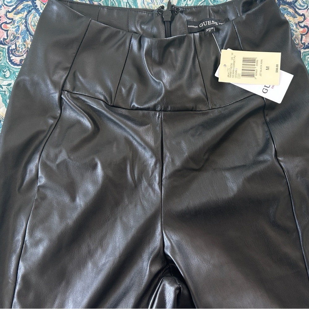 Guess Black Corset Leggings
